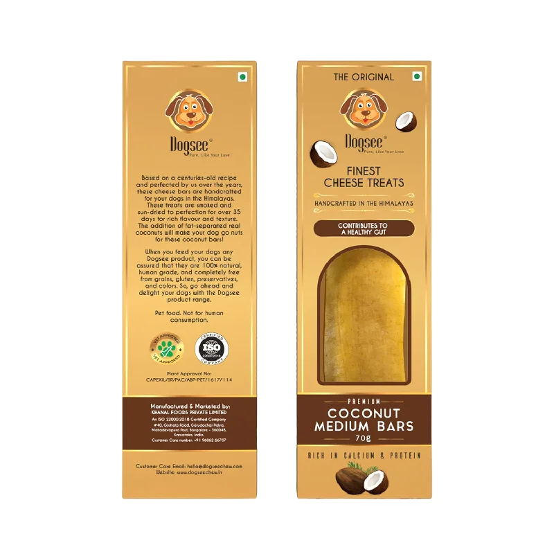 - Dog food online shopping recommendationDogsee Singles Coconut Medium Bar