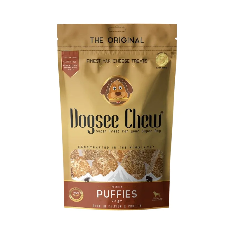 - Dog food helps the digestive systemDogsee Chew Puffies