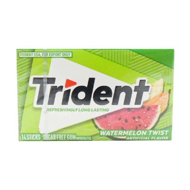 - ​​Pet toys under    yuanTRIDENT BUBBLE GUM WATERMELON 14 STICKS