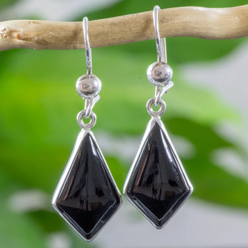  -Anti-scratch scratching board AND cat bed in oneJungle Pyramids Black Guatemalan Jade Earrings in Sterling Silver