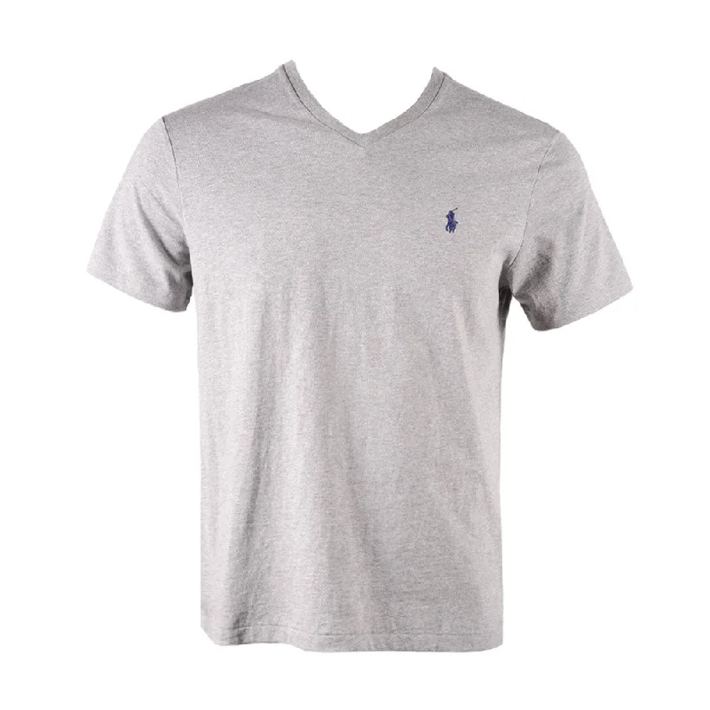 - Air box TSA certified check-inRL MEN S/S V.NECK SHIRT 687001 GRY M (IR.S)