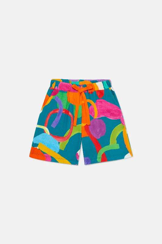 - Foldable and portable cat bagShape Mix Kids Shorts