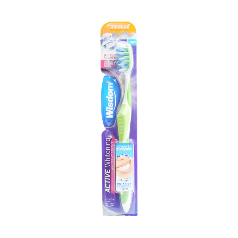 - Air box TSA certified check-inWISDOM TOOTH BRUSH ACTIVE WHITENING MEDIUM PC