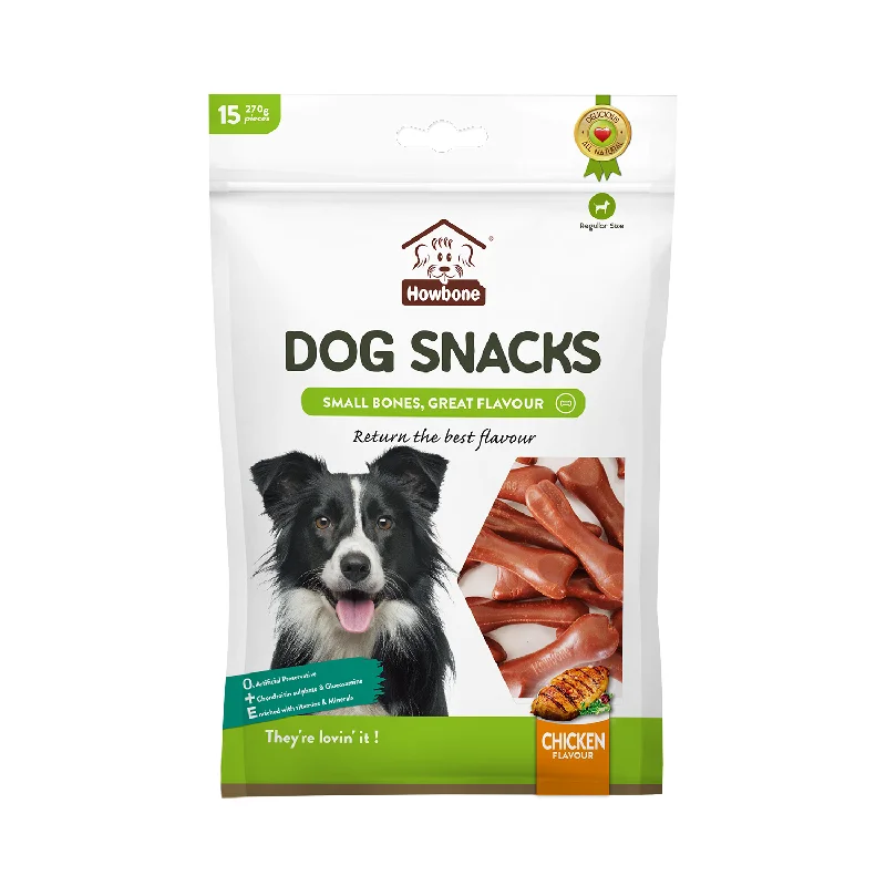 - Dog food improves immunityHOWBONE Dog Snacks Small Bone Chicken Flavour