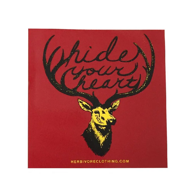  -Splash-proof food bowl AND Anti-choking slow food bowlCLEARANCE - Herbivore Clothing Co 'Hide Your Heart' Sticker