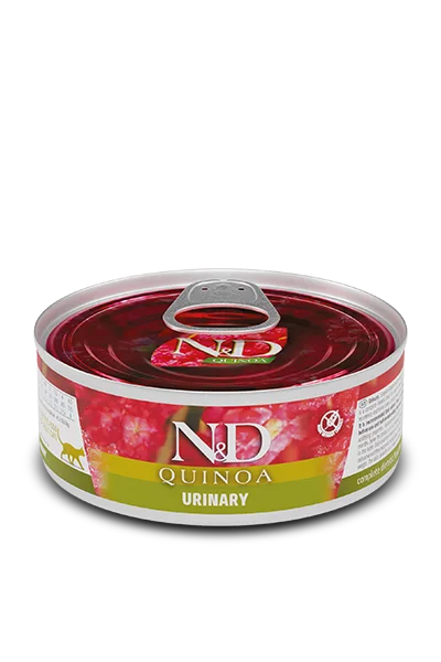    - High-protein cat food  Farmina N&D Cat Can Quinoa Urinary Duck