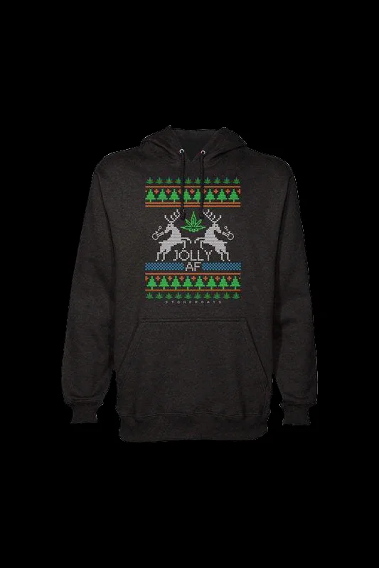 - Winter warm clothes for short-haired dogsStonerDays Jolly AF Ugly Hoodie