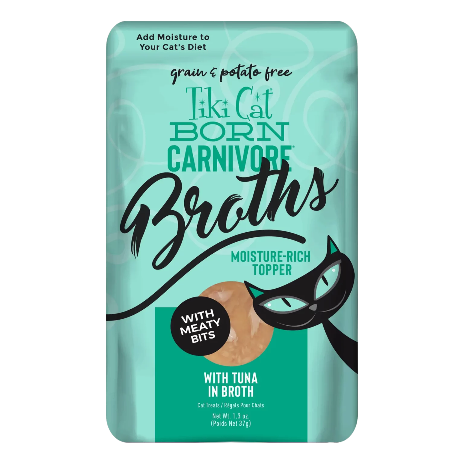  . **Special Needs**  Tiki Cat Broths GF Tuna 1.3 oz Pouch
