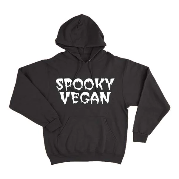 - Winter warm clothes for short-haired dogsCLEARANCE - Vegan Power Co Spooky Vegan Hoodie
